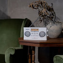 Sangean PR-D5 White AM/FM Portable Radio with Digital Tuning and RDS