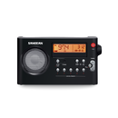 Sangean PR-D7 AM/FM Digital Portable Radio with Built-in Battery Charger (Black)