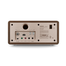 Sangean WR-16SE Radio de gabinete de madera de edición especial 45 aniversario con AM/FM/Bluetooth/entrada auxiliar/carga de teléfono USB (nogal oscuro con oro rosa)