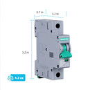 Disyuntor miniatura Suntree 16A 1P de Renogy