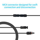 Renogy RNG-EXTCB-20FT-12 - Cable de extensión para panel solar con conectores MC4 macho a hembra (20 pies, 12 AWG)