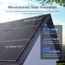 Panel solar tipo N ShadowFlux™ antishadow de 200 W de Renogy