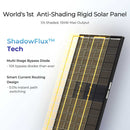 Panel solar tipo N ShadowFlux™ antishadow de 200 W de Renogy