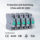 Disyuntor miniatura Suntree 16A 1P de Renogy