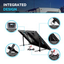 Maleta solar plegable monocristalina Renogy de 100 vatios y 12 voltios con Voyager