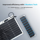 PANEL SOLAR MONOCRISTALINO FLEXIBLE DE 12 VOLTIOS Y 50 VATIOS DE Renogy