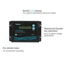 Renogy RCC10VOYP - Controlador de carga solar a prueba de agua Renogy New Edition Voyager 10A PWM, 10 A, color negro
