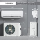 TOSOT - Aire acondicionado minisplit con bomba de calor de 12,000 BTU - 230 V
