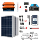 Acopower 100W poly
400Ah/3kW
(2x200Ah) Li400Ah P800w