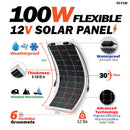 Rich Solar MEGA 100 FLEX | Panel solar flexible de 100 vatios