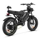 HappyRun G70 Dual Battery Fast Electric Cargo Bike Green