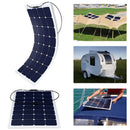 Acopower 110w 12v Flexible Thin lightweight ETFE Solar Panel with Connector - 1 Pack