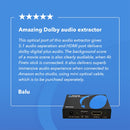 Convertidor extractor de audio HDMI - SPDIF + salida de 3,5 mm (HDA-912) 