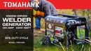 Soldadora/Generador de 120 Amperios con Motor de 7 HP a Gasolina y 2200 Vatios