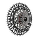 SRAM XS-1299 XX Eagle SL T-Type 12 velocidades: cassette plateado/negro 10-52d