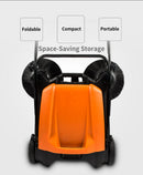 SM650 27.5" Manual Push Powered Floor Sweeper, Triple Brushes, Indoor and Outdoor
