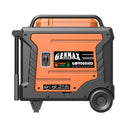 Generador inversor portátil Genmax GM9000iED, motor portátil de combustible dual súper silencioso de 9000 W con capacidad paralela