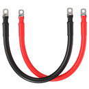 Rich Solar 4 Gauge 3/8” Battery Cables | 5 Feet Red & Black (Set)
