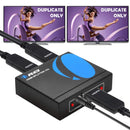 Divisor HDMI 4K 1x2: 1 entrada, 2 salidas, EDID (HDS-102)