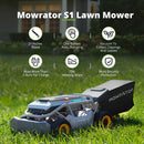 Cortadora de césped con control remoto Mowrator S1, tracción en las 4 ruedas, batería estándar de 12 Ah