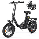 Bicicleta eléctrica plegable con marco bajo isinwheel U4 500w 88 km de autonomía