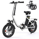 Bicicleta eléctrica plegable con marco bajo isinwheel U4 500w 88 km de autonomía
