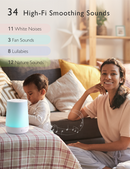Máquina de sonido inteligente para bebés Momcozy - Control remoto por aplicación - WN02