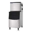 EQCHEN 350 lb Ice Maker Commercial Ice Machine with 230 lb Ice Bin