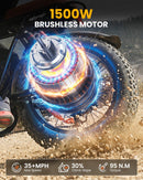 isinwheel R6 Pro Electric Dirt Bike – 1500W Off-Road, Black