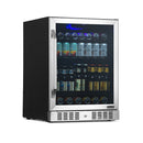 REFURB Newair 24” Built-in Mini Fridge w/ Triple-Pane Glass, 177 Cans