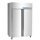 Combinación de frigorífico y congelador comercial, EQCHEN, 122 cm, 2 puertas, combinación de frigorífico y congelador comercial