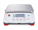 Báscula de banco compacta Ohaus V71P15T Valor 7000, 13,6 kg, para alimentos, con garantía