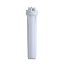 2.5" x 20" White Poly Sump and Cap Assembly