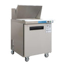 EQCHEN 27 Inch Mega Top Sandwich Prep Table Refrigerator