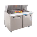 Refrigerador de mesa de preparación de sándwiches EQCHEN de 48 pulgadas Mega Top
