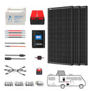 Acopower 100W mono
RV System
Gel Battery 200ah1.5kw 300w
