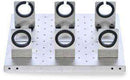 Plataforma de embudo de separación OHAUS para agitadores, 18,0 x 18,0 pulgadas.