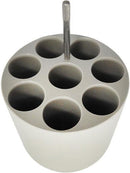 Ohaus 30553132 Gradilla, 8x30 ml, Diámetro 26 mm, RB