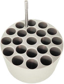 Ohaus 30553136 Bastidor, 21x10 ml, Diámetro 16 mm, RB