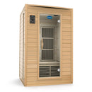 Durasage Health - 2-Person Carbon Infrared Sauna - Canadian Hemlock Wooden Sauna - 1700 Watts - Premium Audio