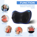 Almohada de masaje inalámbrica REATHLETE Millow con calor ajustable