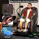 KoziSense KZ-A18 3D Massage Chair Full Body,Zero Gravity SL-Track Shiatsu,Back Heat,Voice Control,Body Scan,Legrest Extension