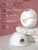 Momcozy All-in-one Wearable Breast Pump Quill Grey-M5