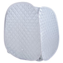 Durasage Health - Personal Foldable Steam Sauna for Weight Loss, Detox, Relaxation at Home, 60 Minute Timer, 800 Watt Steam Generator, Chair Included (Silver)