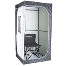 Durasage Health - Sauna de vapor portátil Durasage para todo el cuerpo | Generador de vapor de 1200 W y 2,6 L con control remoto | Silla portátil (para 1 persona)