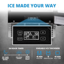 REFURB Newair Daily Clear Ice Cube Maker w/ Self-Cleaning Function