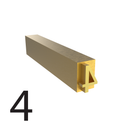 Tipo de Estampado en Caliente de 3 mm – 4