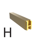 3mm Hot Stamp Type – H