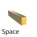 3mm Hot Stamp Type – Space