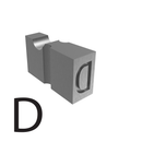 Tipos de grabado de 4.9mm - D